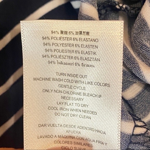Michael Kors Blue & White Striped Maxi Skirt - Size Small - EUC - Picture 4 of 10